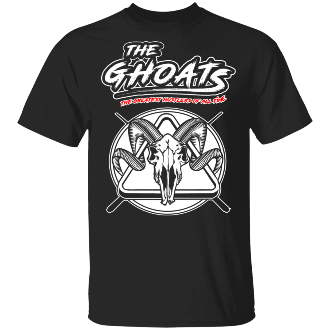 The GHOATS custom design. #0 Front and Back Design. Universal 100% Cotton T-Shirt