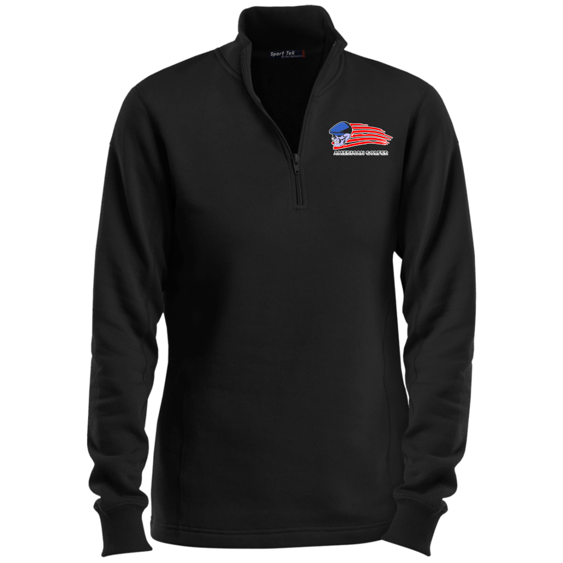 OPG Custom Design #12. Golf America. Male Edition. Ladies 1/4 Zip Sweatshirt