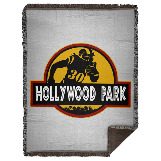 ArtichokeUSA Custom Design. LA Ram's Todd Gurley Jurassic Park Fan Art / Parody. Woven Blanket - 60x80