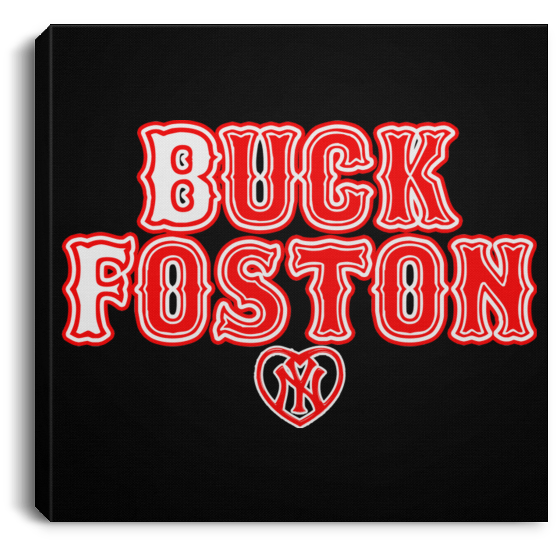 buckfoston sticker CANSQ75 Square Canvas .75in Frame