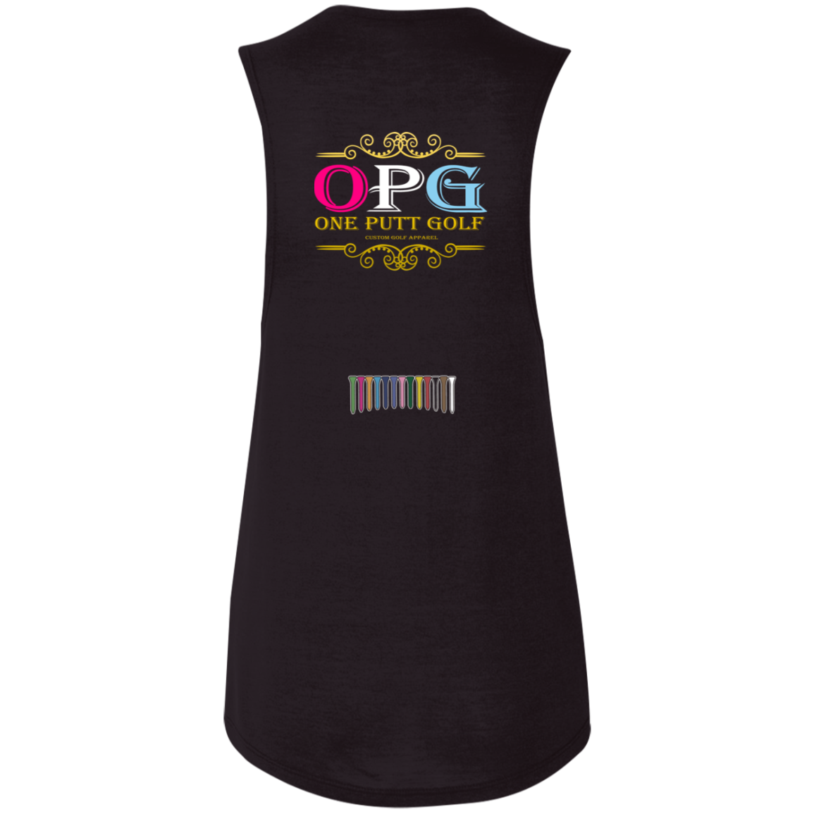 OPG Custom Design #6. Driveristee & Inclusion. Ladies' Flowy Muscle Tank
