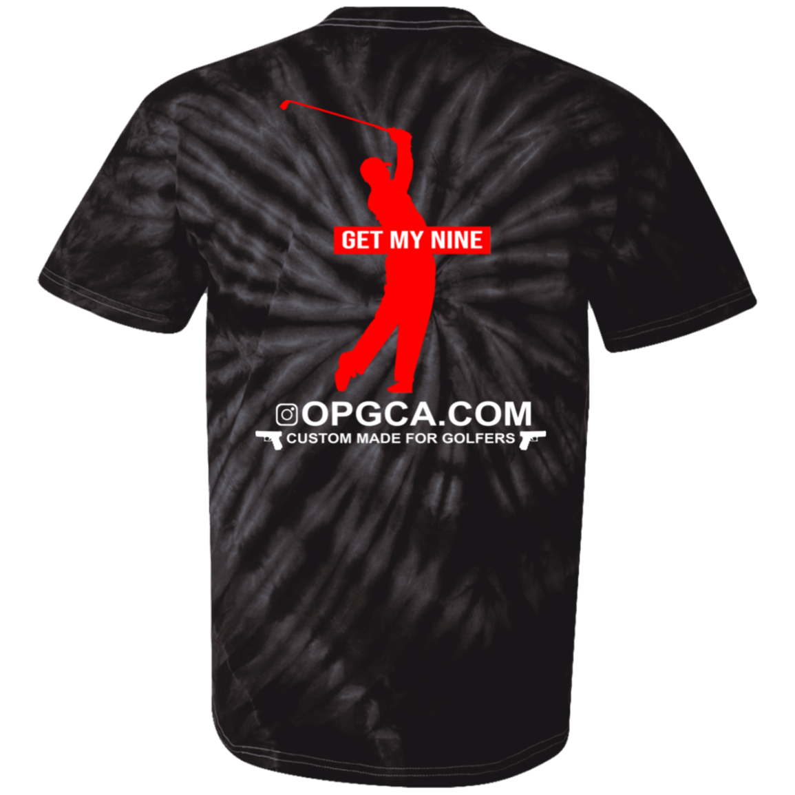 OPG Custom Design #16. Get My Nine. 100% Cotton Tie Dye T-Shirt