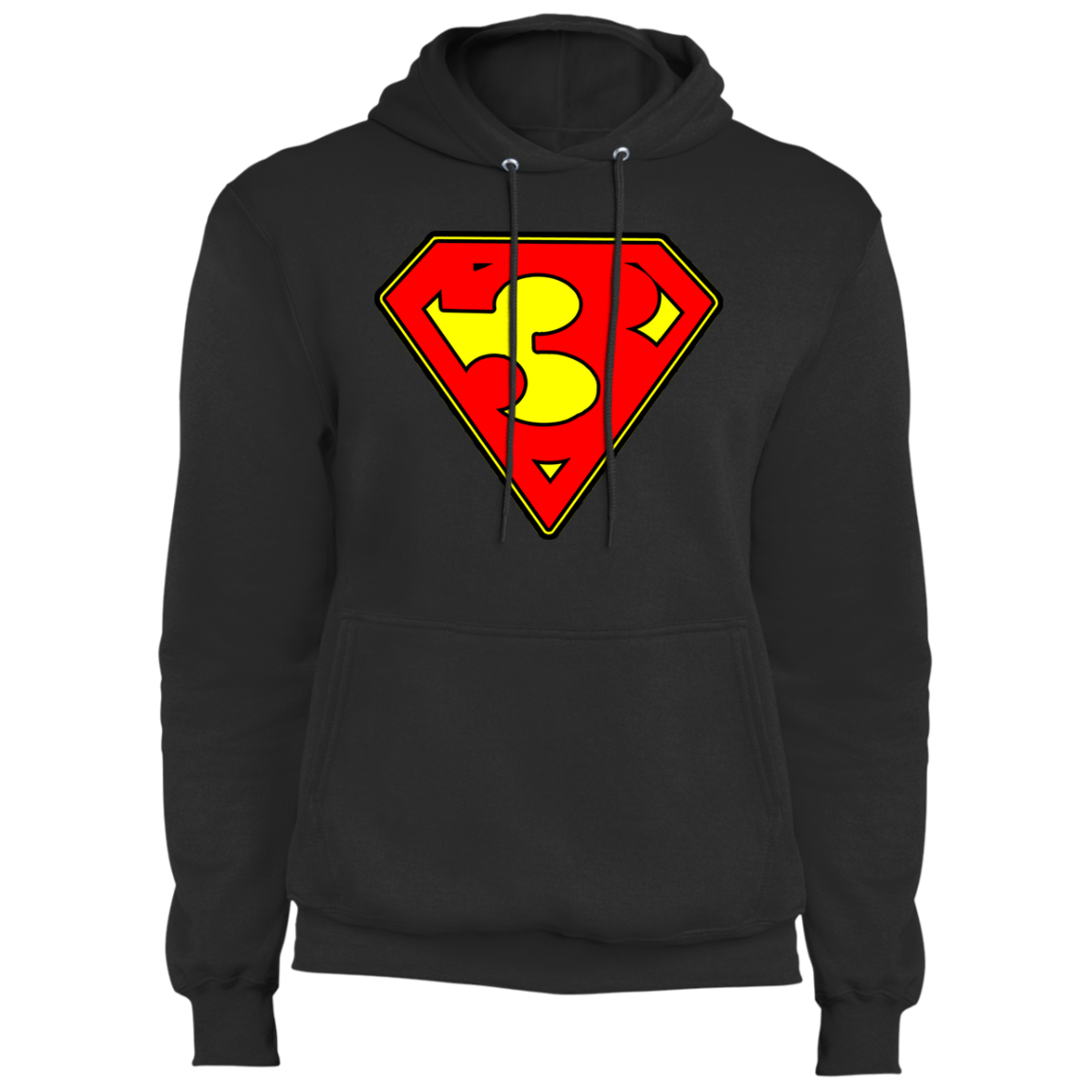 The GHOATS Custom Design. #38 Super 3. APA League. Fleece Pullover Hoodie