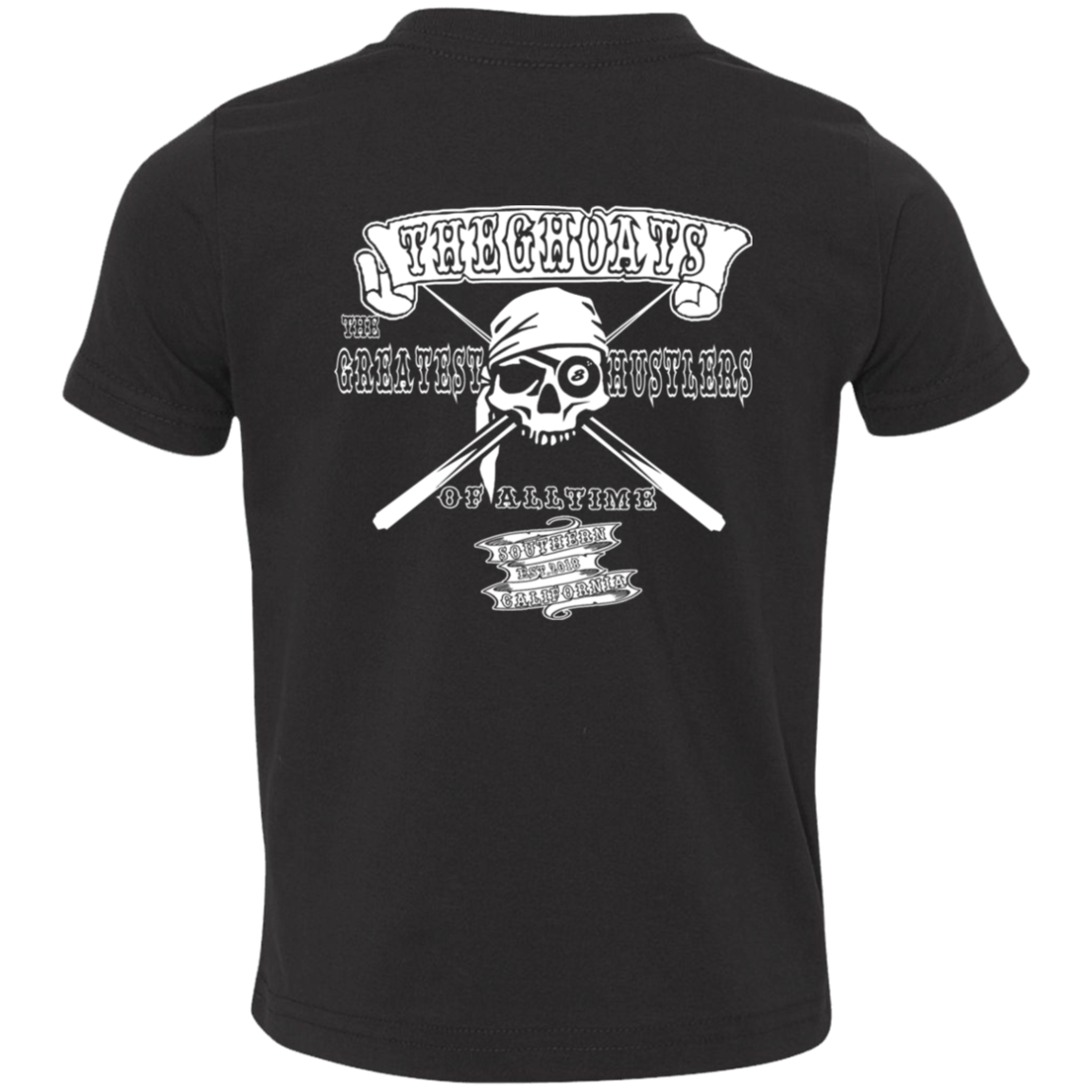 The GHOATS Custom Design. #4 Motorcycle Club Style. Ver 2/2. Toddler Jersey T-Shirt