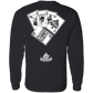 ArtichokeUSA Custom Design. Motorhead's Lemmy Kilmister's Favorite Video Poker Machine. Rock in Peace! LS T-Shirt 5.3 oz.