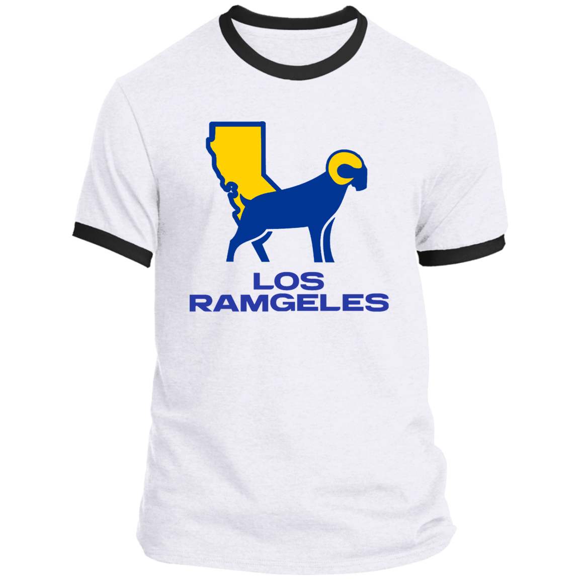 ArtichokeUSA Custom Design. Los Ramgeles. Fan Art. Ringer Tee