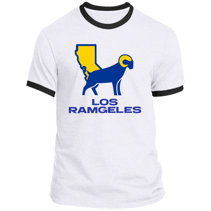 ArtichokeUSA Custom Design. Los Ramgeles. Fan Art. Ringer Tee