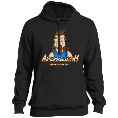 ArtichokeUSA Character and Font design. Let's Create Your Own Team Design Today. Mullet Mike. Ultra Soft Pullover Hoodie