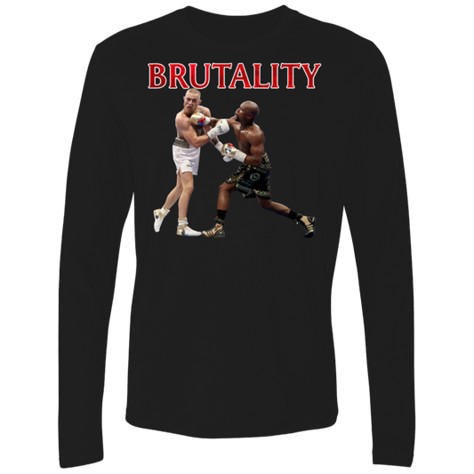 Artichoke Fight Gear Custom Design #10. Brutality. Mortal Kombat Parody. MMA. Men's 100% combed ring-spun cotton long sleeve
