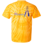 ArtichokeUSA Character and Font design. Let's Create Your Own Team Design Today. Dama de Croma. 100% Cotton Tie Dye T-Shirt