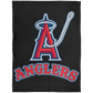 ArtichokeUSA Custom Design. Anglers. Southern California Sports Fishing. Los Angeles Angels Parody. Fleece Blanket 60x80