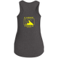 ArtichokeUSA Custom Design. You Miserable Slug. Carrie Fisher Tribute. Star Wars / Blues Brothers Fan Art. Ladies' Tri Racerback Tank