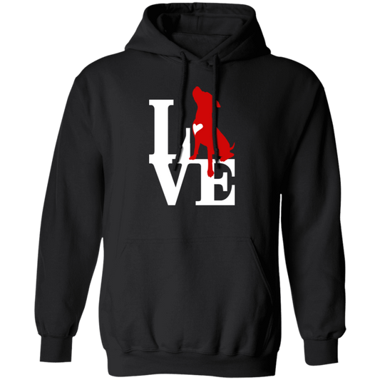 ArtichokeUSA Custom Design. Pitbull Love. Basic Pullover Hoodie