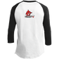 ArtichokeUSA Custom Design. Social Distancing. Social Distortion Parody. Youth 3/4 Raglan Sleeve Shirt