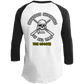 The GHOATS Custom Design. #4 Motorcycle Club Style. Ver 1/2. Youth 3/4 Raglan Sleeve Shirt
