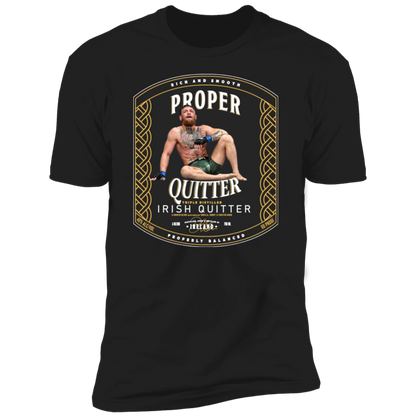 Artichoke Fight Gear Custom Design #15. Proper Quitter. Ultra Soft T-Shirt