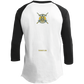 The GHOATS Custom Design. #12 GOLDEN STATE HUSTLERS.	Youth 3/4 Raglan Sleeve Shirt