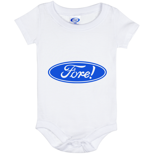 OPG Custom Design #11. Fore! Ford Parody. Baby Onesie 6 Month