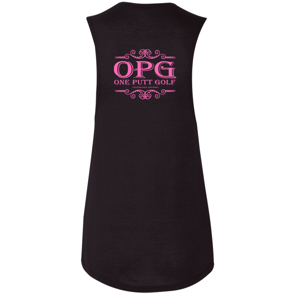 OPG Custom Design #5. Golf Tee-Shirt. Golf Humor. Ladies' Flowy Muscle Tank