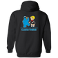 ArtichokeUSA Custom Design. Don't Eat Cookies And Spend Cache! Delete Them! Cookie Monster and Richie Rich Fan Art/Parody. Zip Up Hooded Sweatshirt