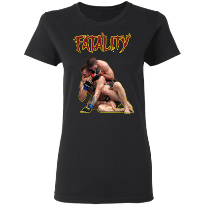 Artichoke Fight Gear Custom Design #11. Fatality. Mortal Kombat Parody. MMA. Ladies' 100% preshrunk cotton