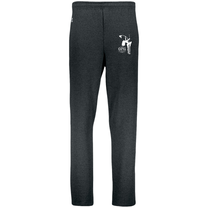 OPG Custom Design #10. Flag Pole. Dri-Power Open Bottom Pocket Sweatpants