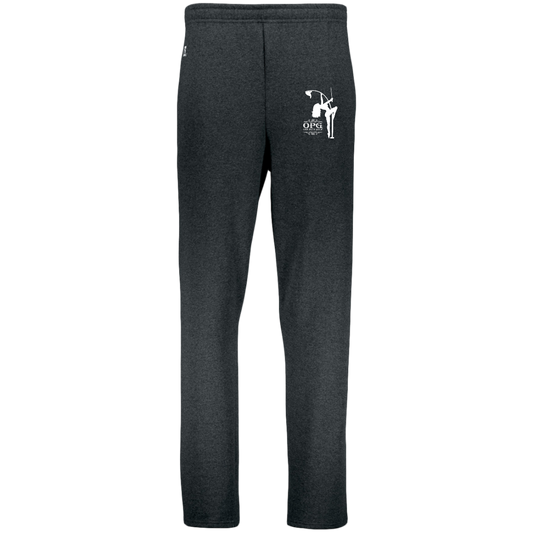 OPG Custom Design #10. Flag Pole. Dri-Power Open Bottom Pocket Sweatpants