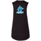 ArtichokeUSA Custom Design. Don't Eat Cookies And Spend Cache! Delete Them! Cookie Monster and Richie Rich Fan Art/Parody. Ladies' Flowy Muscle Tank