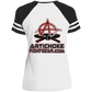 Artichoke Fight Gear Custom Design #21. FATLAITY! Ladies' Game V-Neck T-Shirt