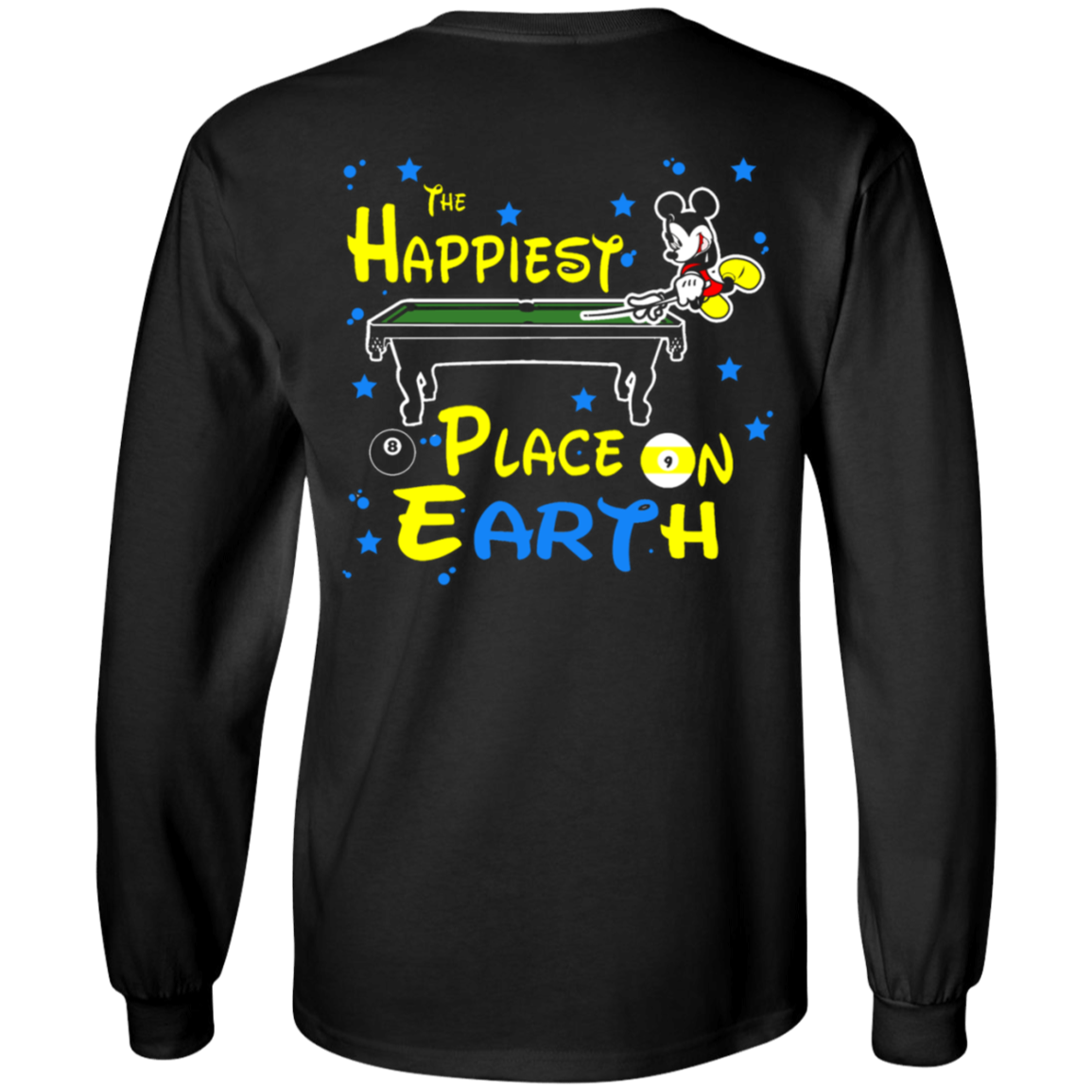 The GHOATS custom design #14. The Happiest Place On Earth. Fan Art. Long Sleeve Cotton T-Shirt
