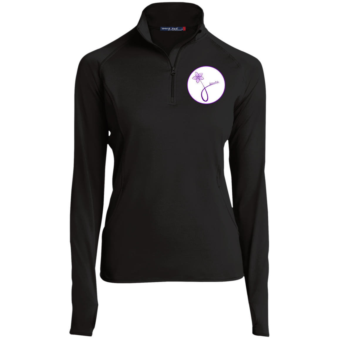 LST850 Embroidered Women's 1/2 Zip Performance Pullover