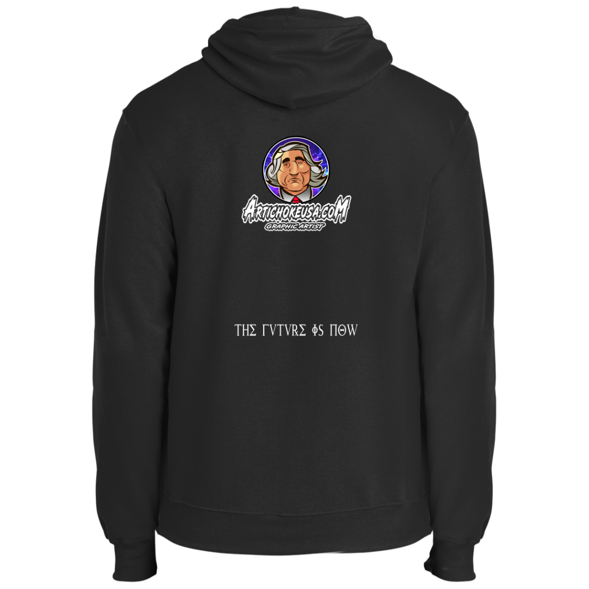 ArtichokeUSA Custom Design. Michio Kaku Fan Art. Fleece Pullover Hoodie