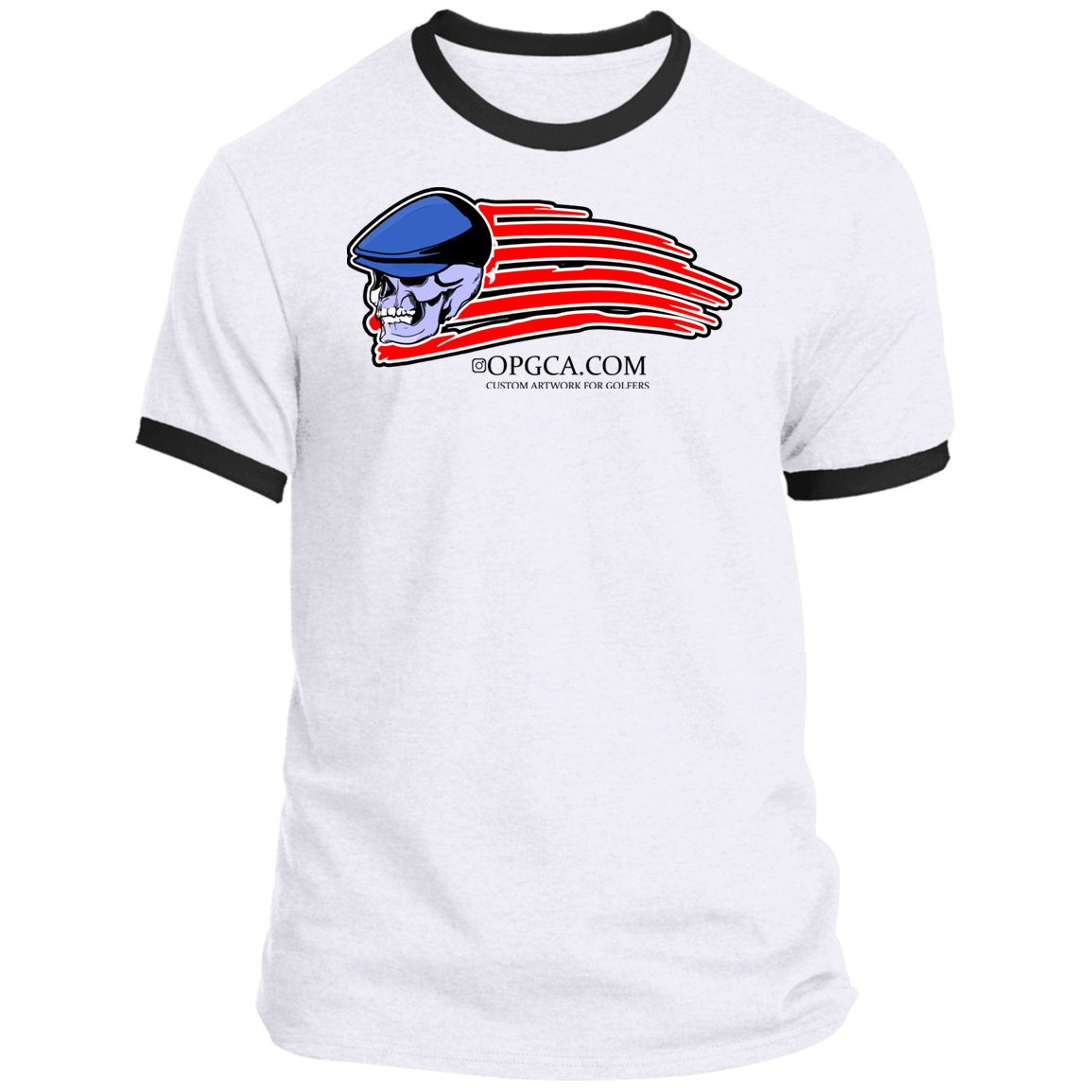 OPG Custom Design #12. Golf America. Male Edition. Ringer Tee