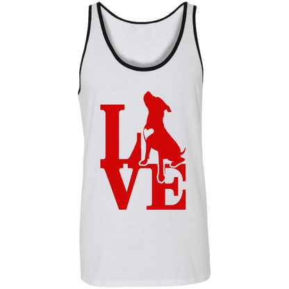 ArtichokeUSA Custom Design. Pitbull Love. Unisex Tank