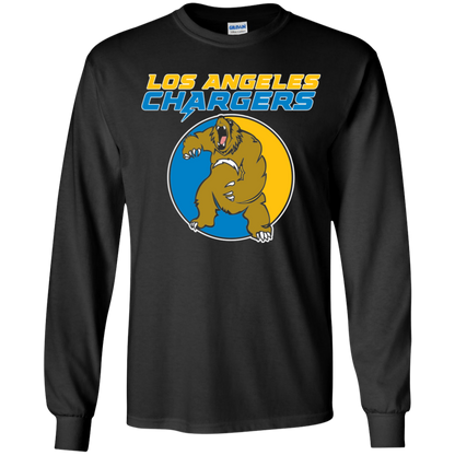 ArtichokeUSA Custom Design. Los Angeles Chargers Fan Art. Youth LS T-Shirt