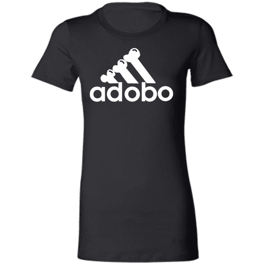 ArtichokeUSA Custom Design. Adobo. Adidas Parody. Ladies' Favorite T-Shirt