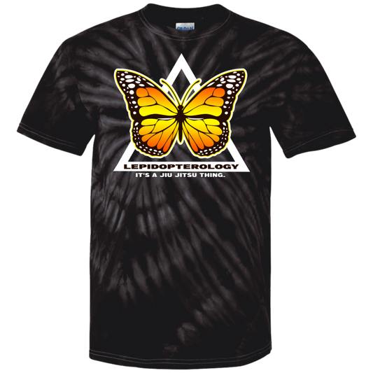 Artichoke Fight Gear Custom Design #6. Lepidopterology (Study of butterflies). Butterfly Guard. 100% Cotton Tie Dye T-Shirt