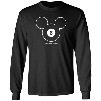 The GHOATS Custom Design #19. Look at the back. Mickey Hustle. Mickey Fan Art. 100% Basic Cotton Long Sleeve