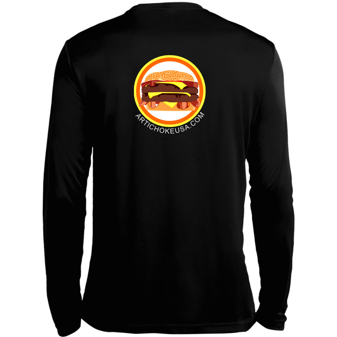 ArtichokeUSA Custom Design. Best Friends Forever. Bacon Cheese Burger. Long Sleeve Moisture-Wicking Tee
