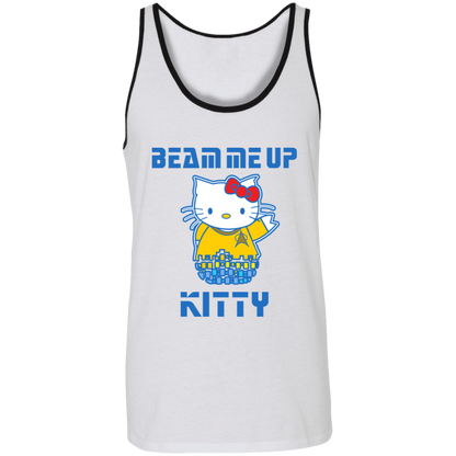 ArtichokeUSA Custom Design. Beam Me Up Kitty. Fan Art / Parody. Unisex Tank