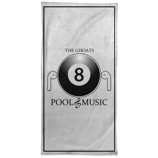 The GHOATS Custom Design. #19 Pool & Music. Towel - 15x30