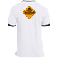 ArtichokeUSA Custom Design. Art Work Ahead. 24,901 Miles (Miles Around the Earth). Ringer Tee