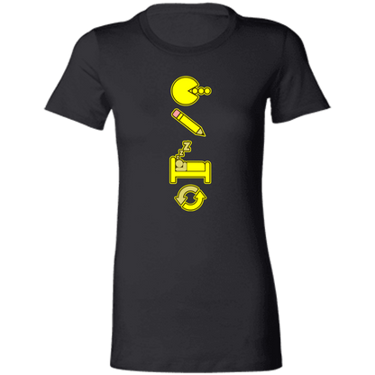 Artichoke Custom Design. Eat. Draw. Sleep. Repeat. Ladies' Favorite T-Shirt