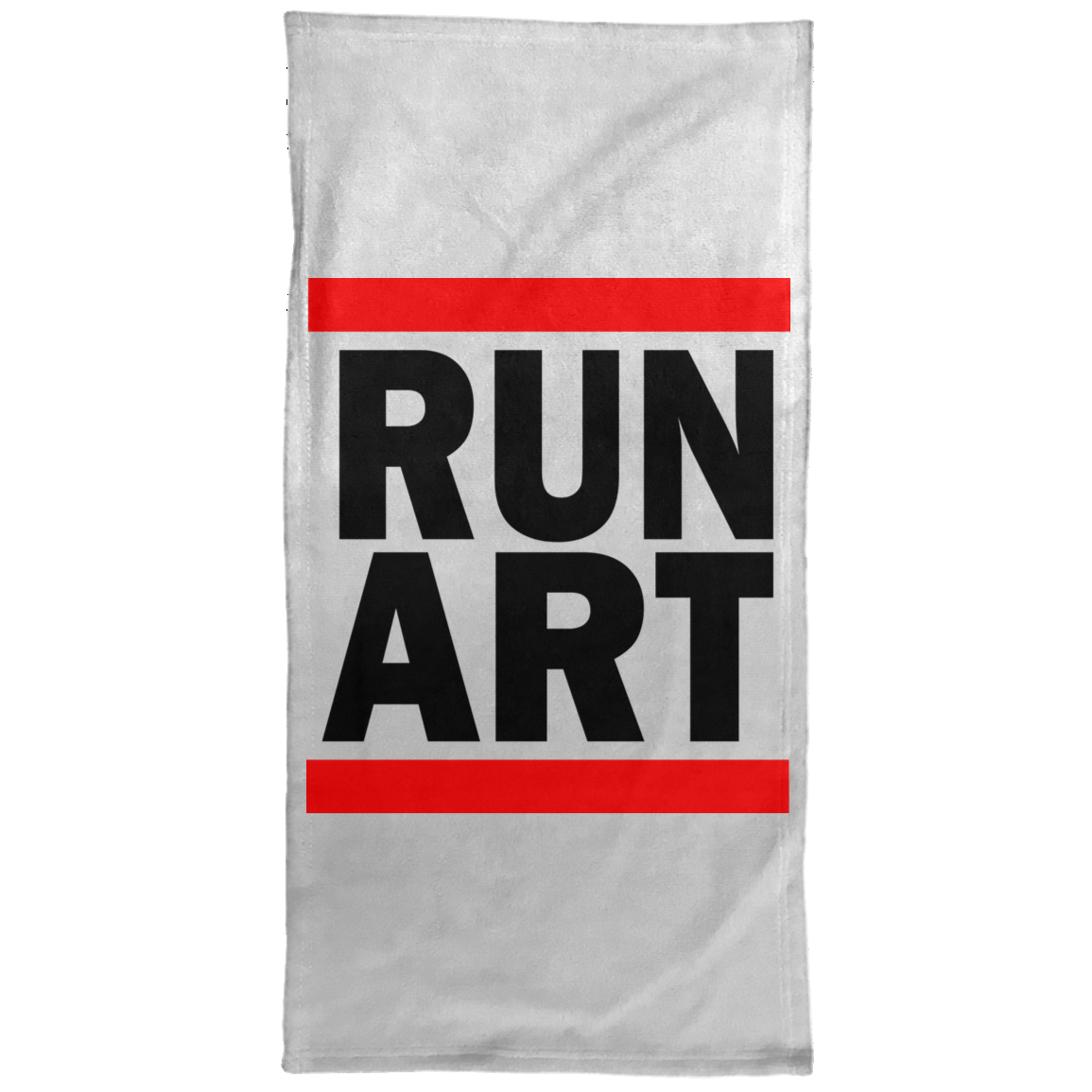 ArtichokeUSA Custom Design. RUN ART. RUN DMC Parody. Towel - 15x30