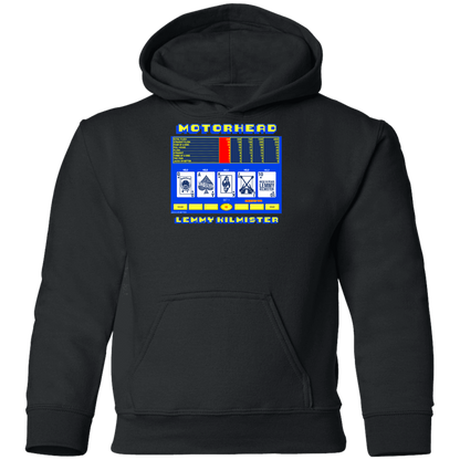 ArtichokeUSA Custom Design. Motorhead's Lemmy Kilmister's Favorite Video Poker Machine. Rock in Peace! Youth Pullover Hoodie
