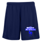 OPG Custom Design #3. Blue Tees Blues Brothers Fan Art. Ladies' Moisture-Wicking 7 inch Inseam Training Shorts