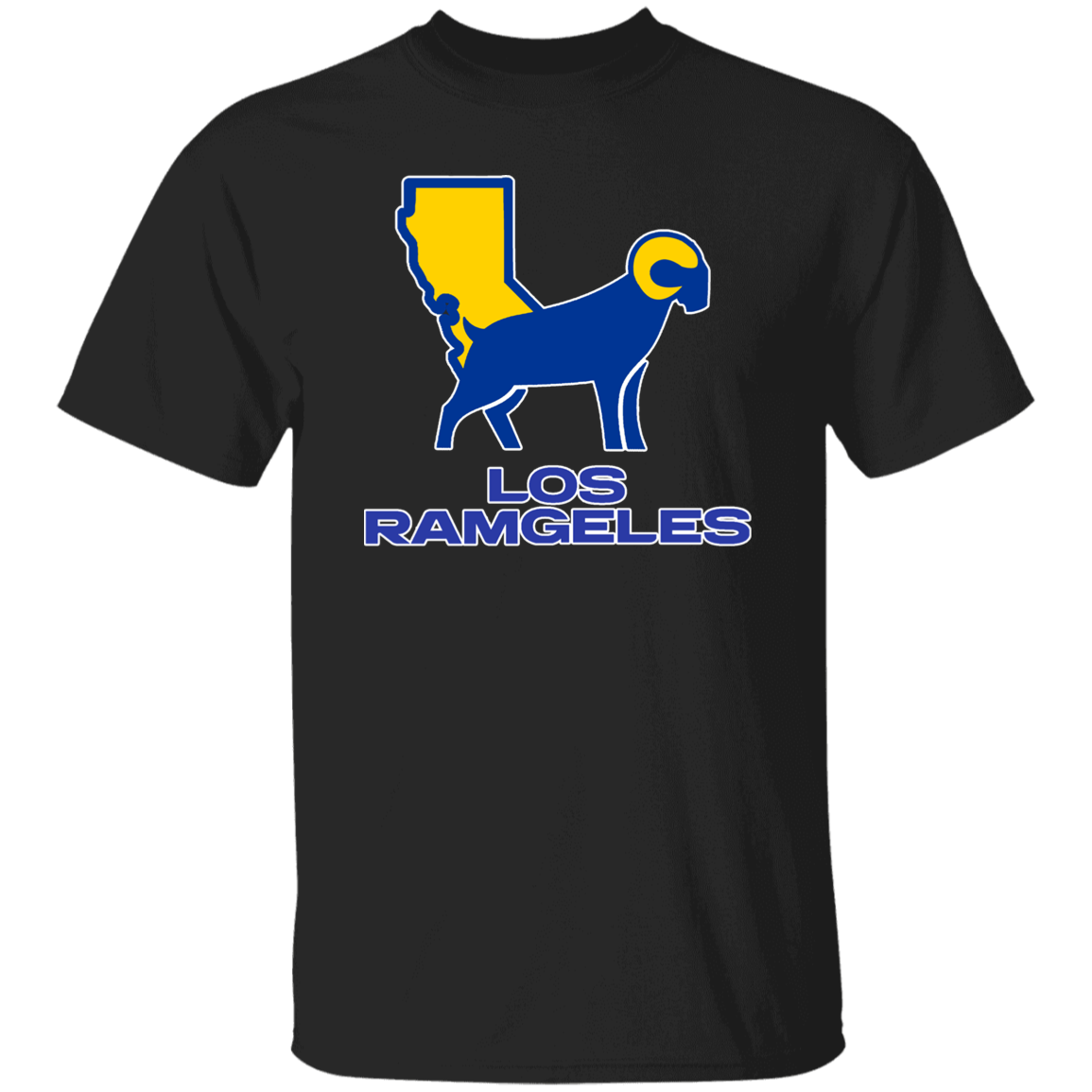 ArtichokeUSA Custom Design. Los Ramgeles. Fan Art. 100% Cotton T-Shirt