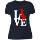 ArtichokeUSA Custom Design. Pitbull Love. Ladies' Boyfriend T-Shirt