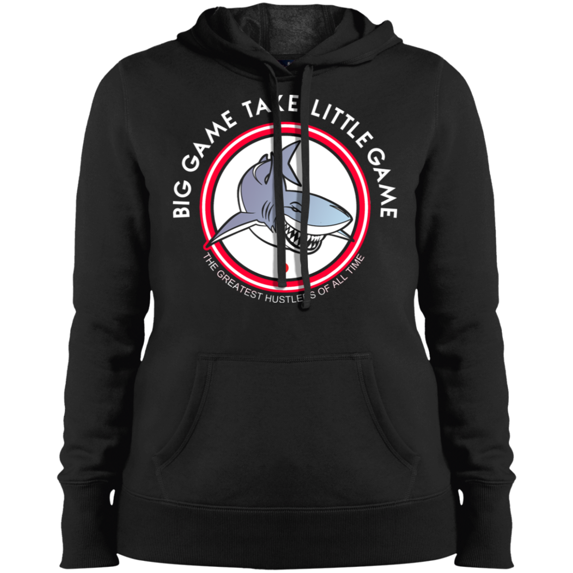 The GHOATS Custom Design. #25 Big Game Take Little Game. Ladies' Pullover Hoodie