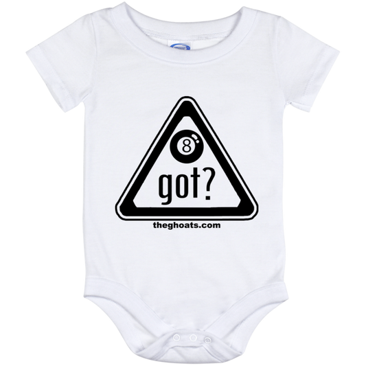 The GHOATS Custom Design. #40 Got Game? / Guess Not. Baby Onesie 12 Month